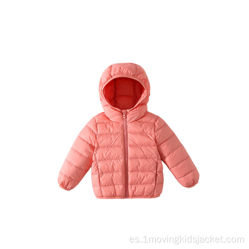 Chaqueta de plumón infantil multicolor opcional